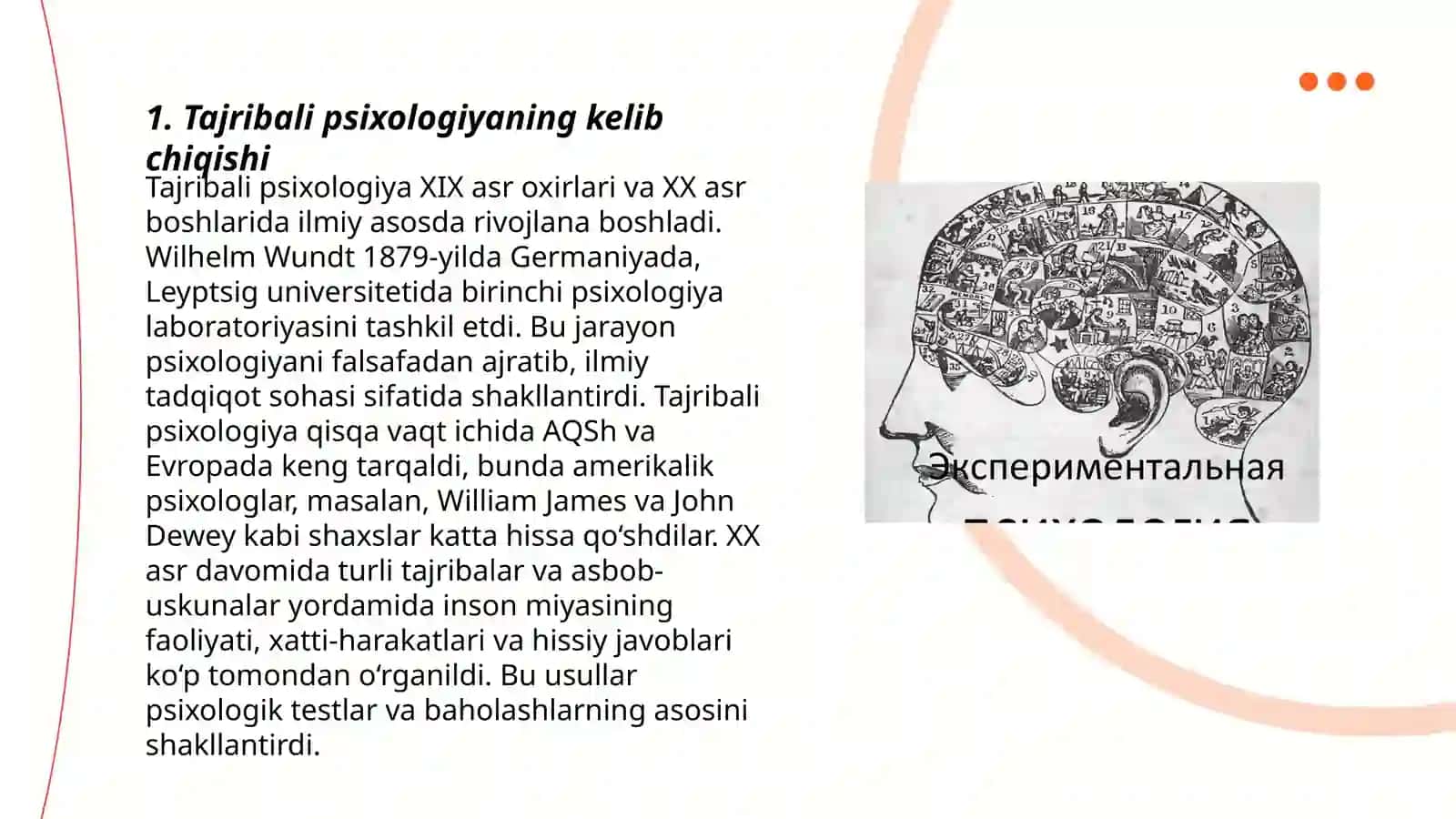 Expremental Psixologiya fanining rivojlanish tarixi 3