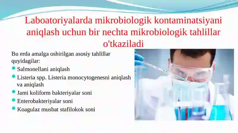 Biologikashyoni bakterial kontaminatsiyasini biokimyoviy usulda aniqlash 3