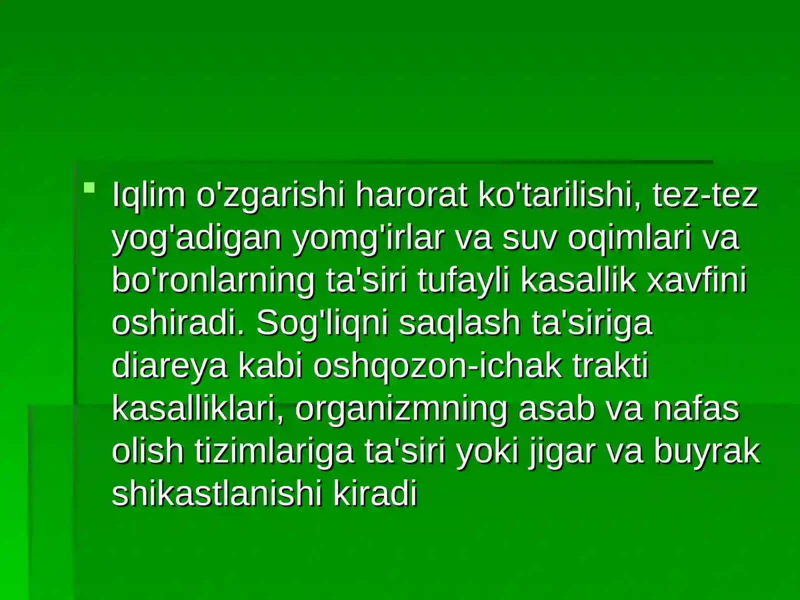 Insoniyat jamiyati rivojida iqlimning ta’siri 3