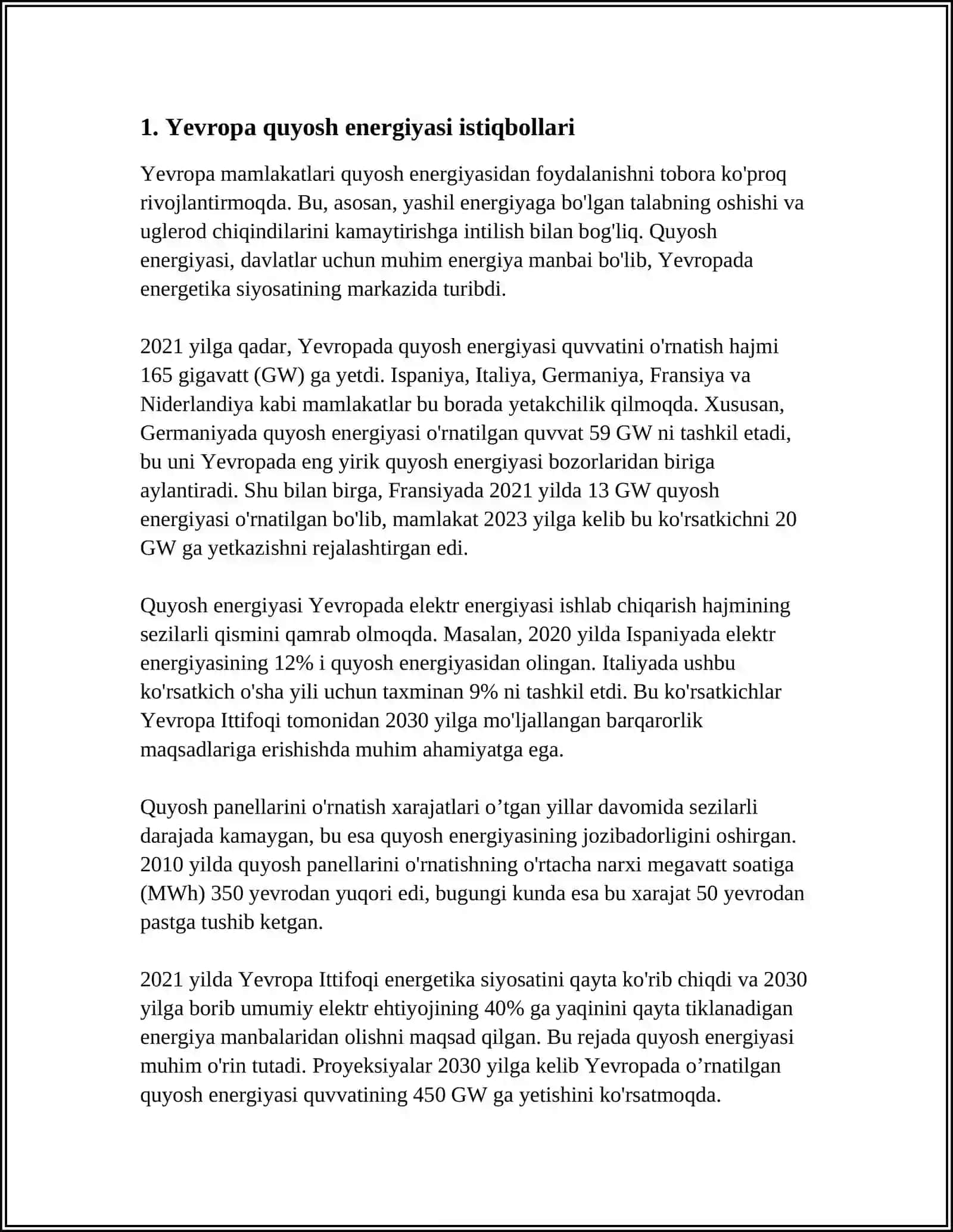Yevropa Quyoshining Sunishi 3