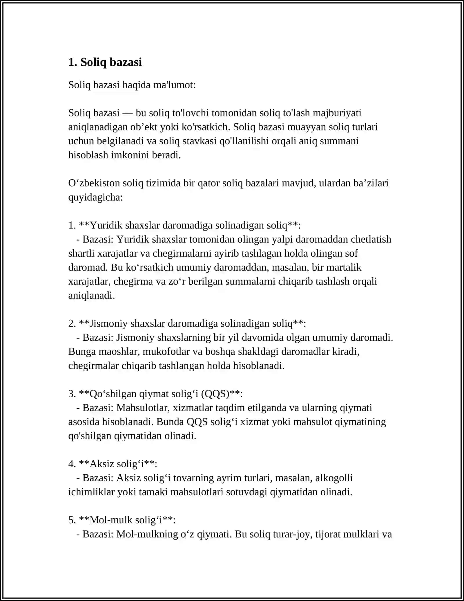 JISMONIY SHAXSLARDAN OLINADIGAN MOL-MULK SOLIG'I 3