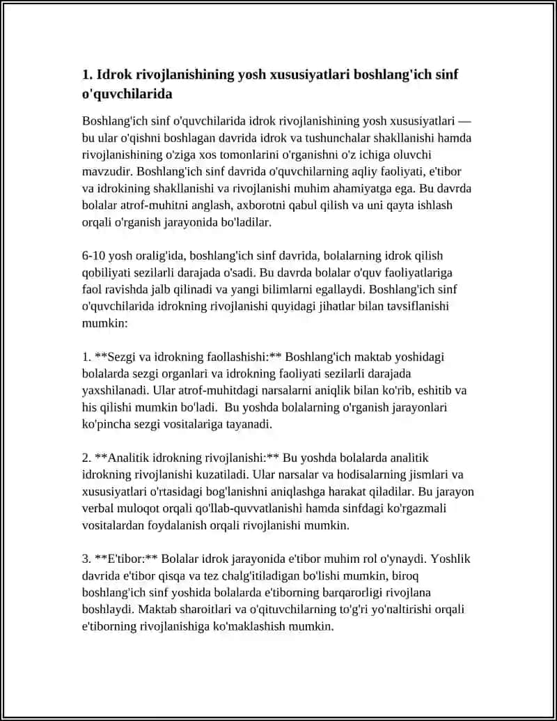 BOSHLANG'ICH SINIF ÕQUVCHILARIDA IDROKNING RIVOJLANISHI 3