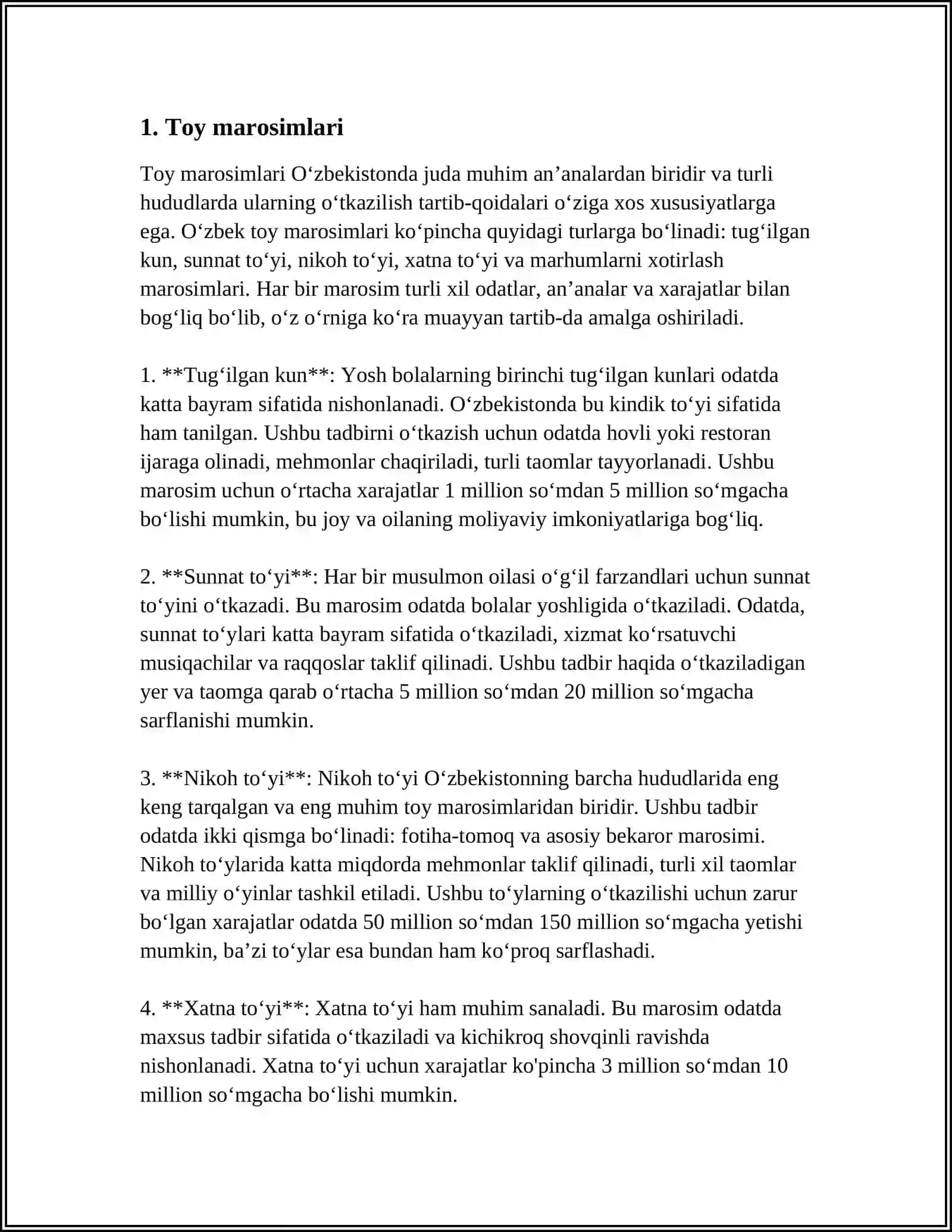 OʻZBEK MAROSIM FOLKLORI 3