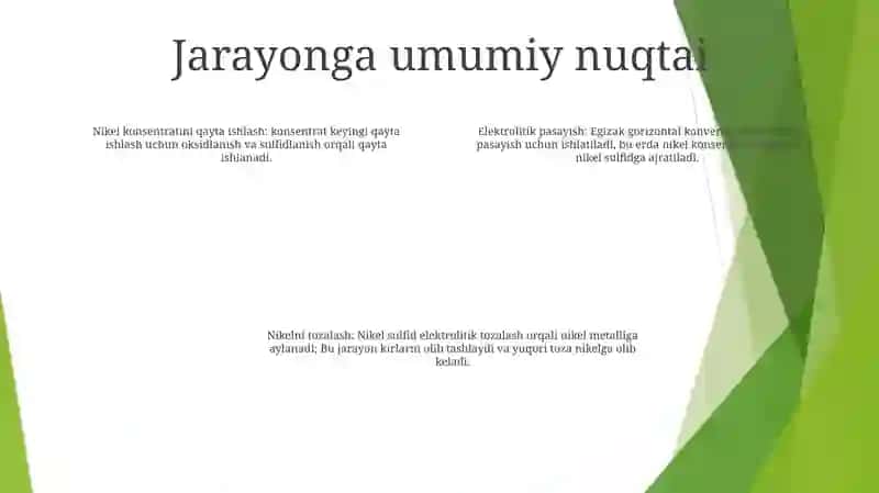 Nikelni Konversiyalash Jarayoni Uchun Agregat (Gorizontal Konvertorda) 3