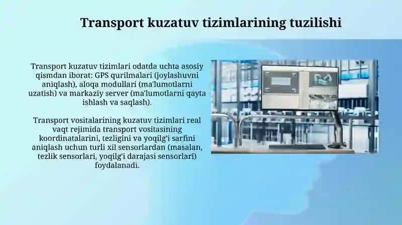Transport kuzatuv tizimlari 3