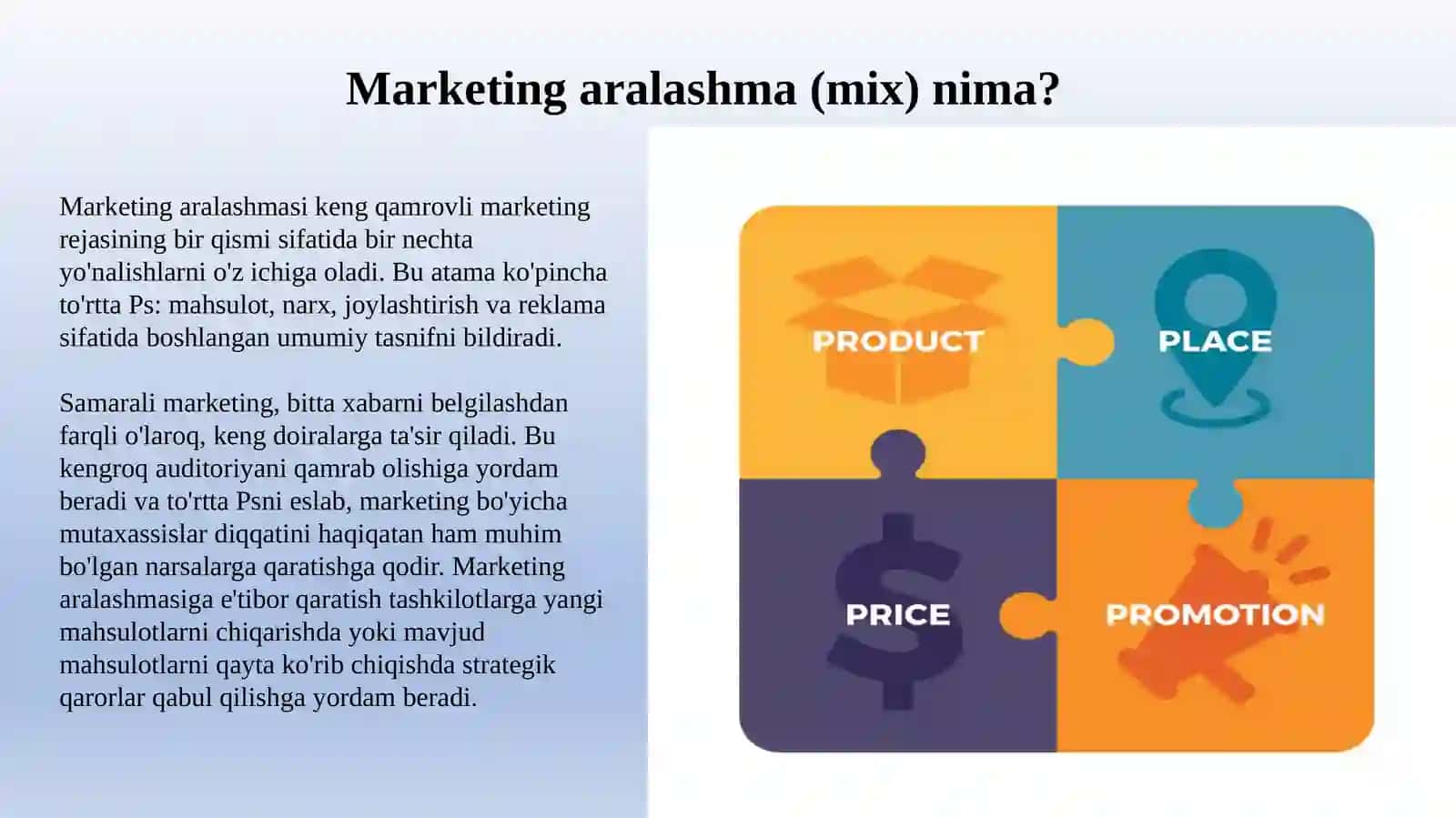 Marketing tizimida tovar siyosati 3