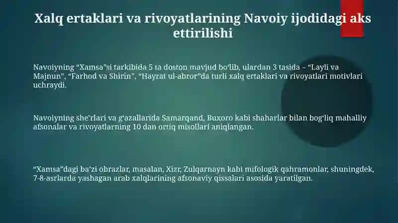Navoiy ijodida folklor an'analari 3