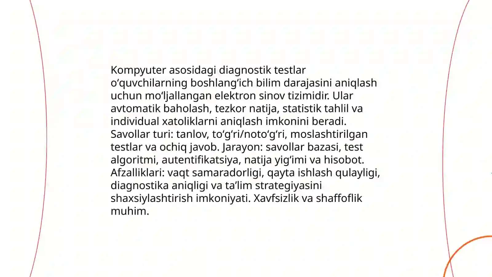 Kompyuter texnologiyalari asosida oʻquvchilar bilimni nazorat qilish 3