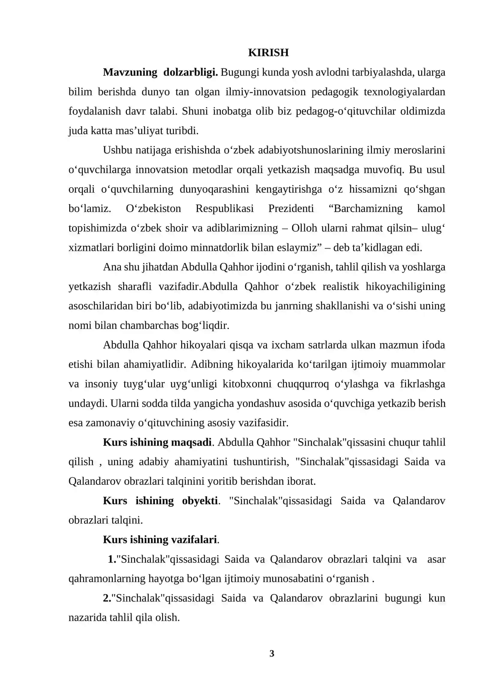 "SINCHALAK"QISSASIDAGI SAIDA VA QALANDAROV OBRAZLARI TALQINI 3