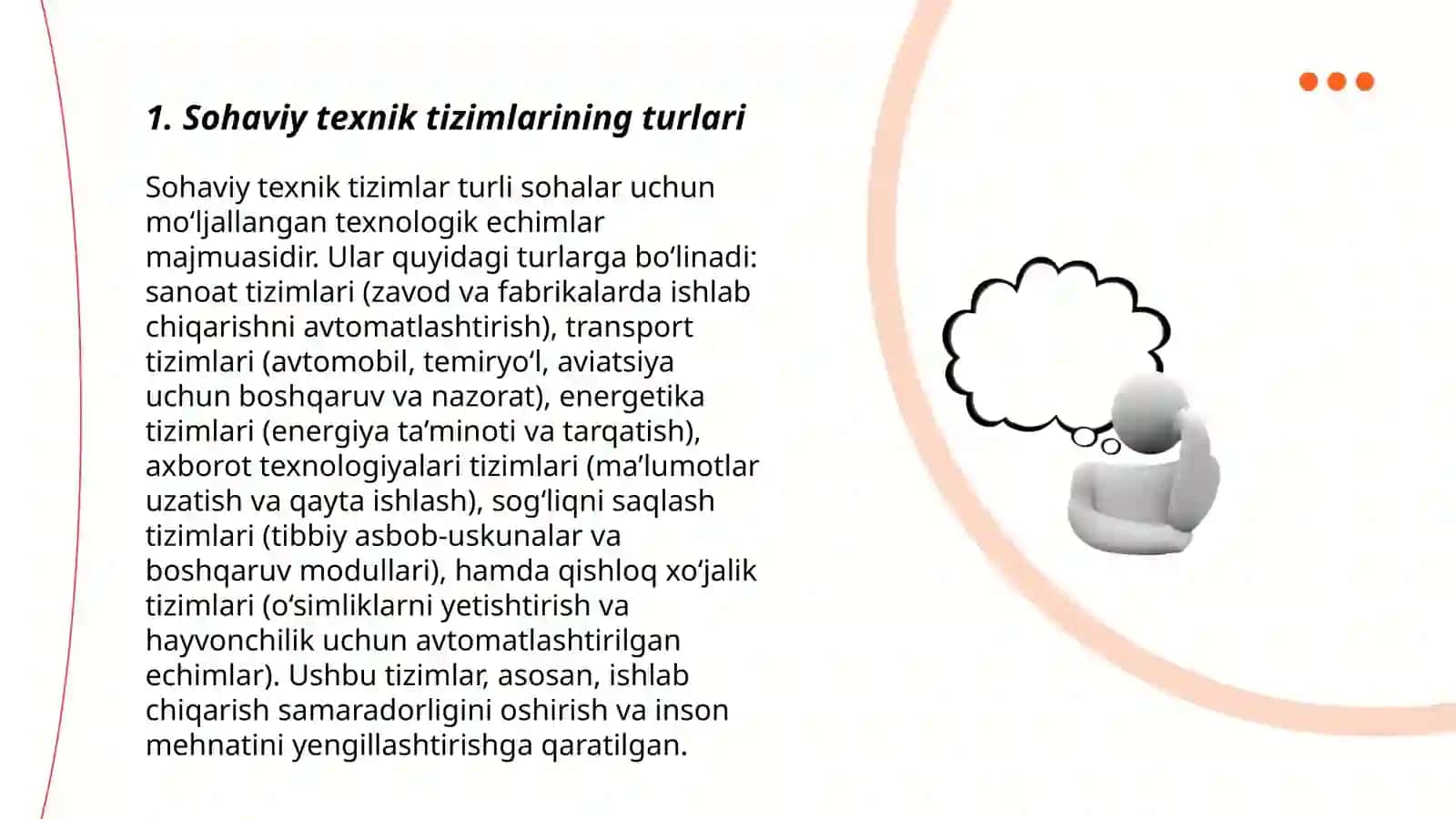 Sohadagi texnik tizimni ifodalovchi muhandis masalalarini yechish (Soha bo'yich MatCAD sistemalarida ishlash) 3