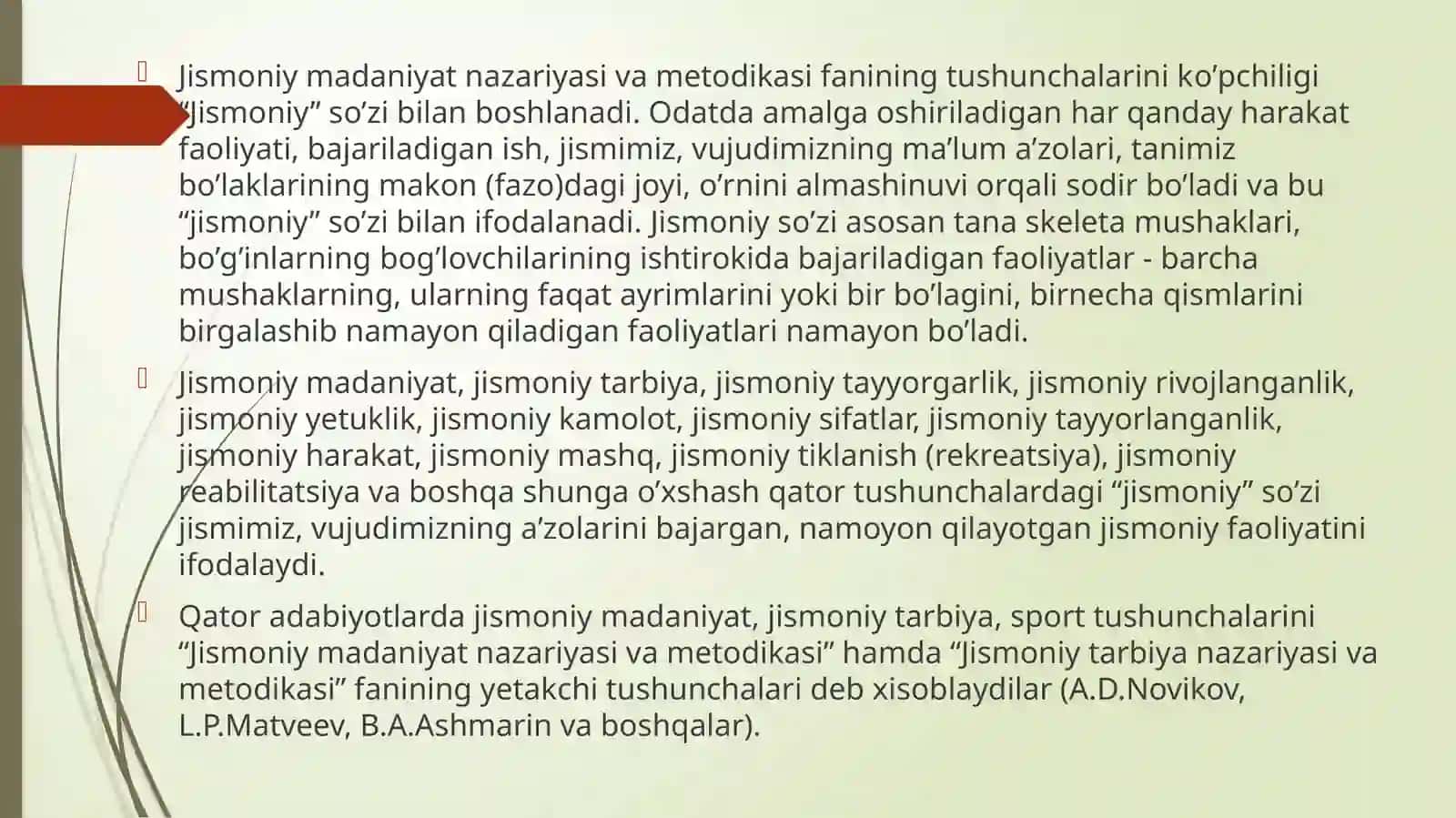 Jismoniy madaniyat tizimini rivojlanish 3