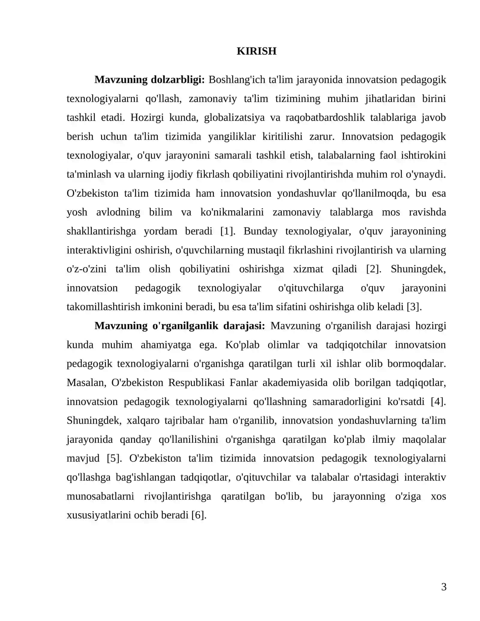 Boshlangʻich taʼlimda innovatsion pedagogik texnologiyalardan foydalanish 3