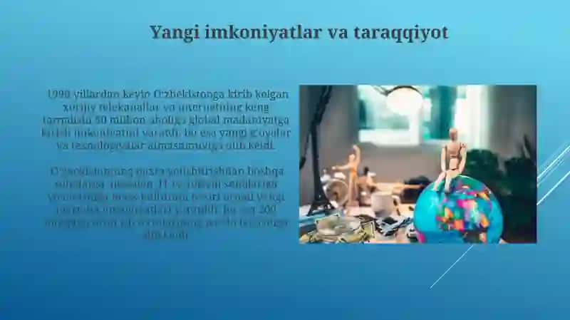 Yurtimizda ommaviy madaniyatning kirib kelishi va uning ijobiy va salbiy oqibatlari 3