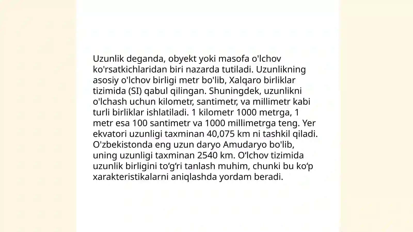 Boshlang'ich sinfda asosiy miqdorlar va ularning o'lchov birliklarini o'rgatish 3