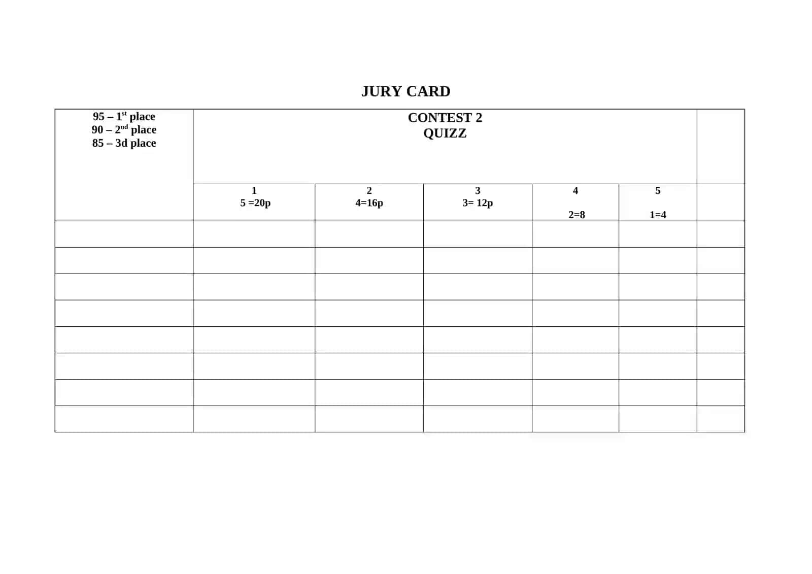 JURY CARD 3