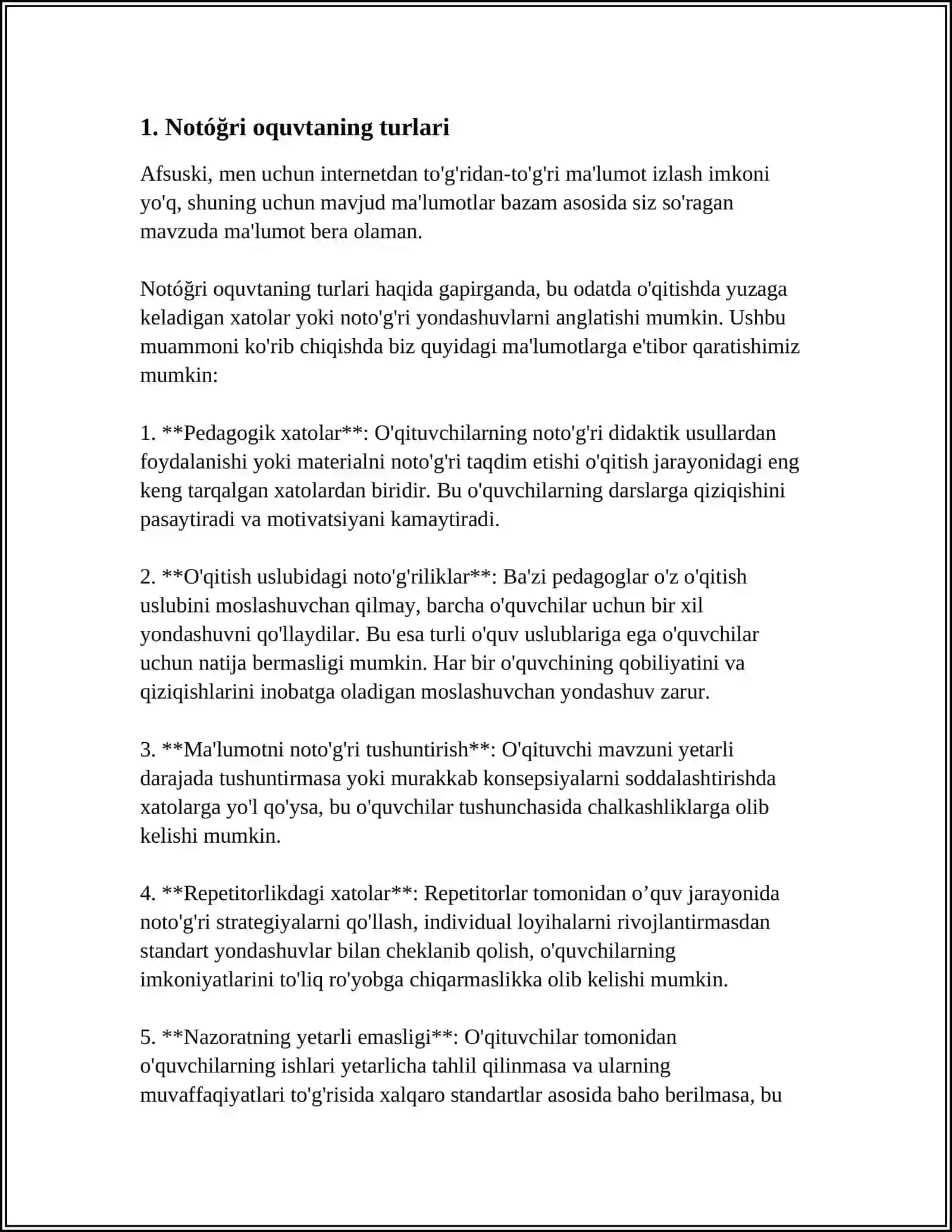 NOTÓGRI OVQATLANISH VA UNING OQIBATLARI 3