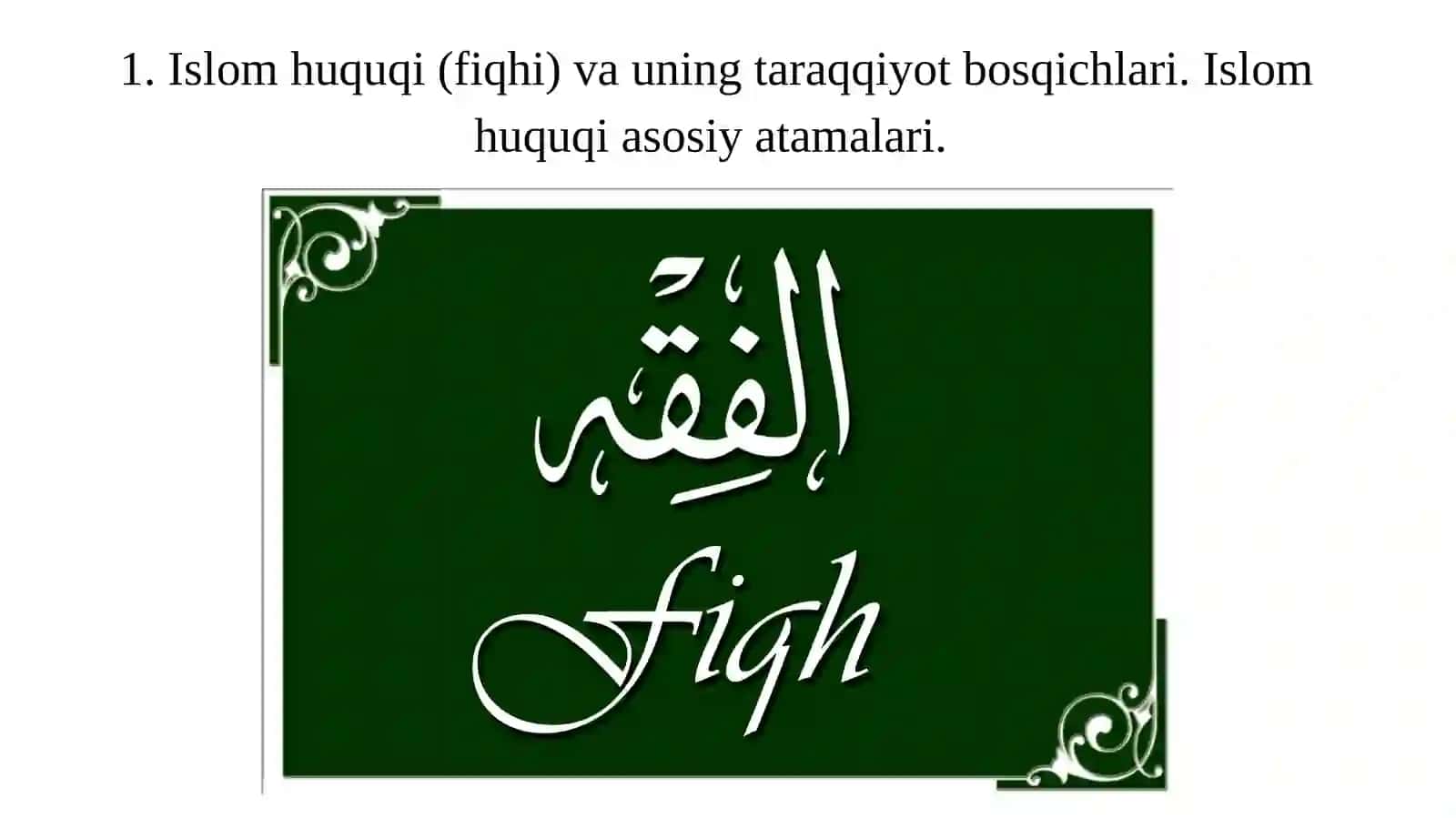 MARKAZIY OSIYO TARIXIDA XANAFIYA MAZXABINING O`RNI 3