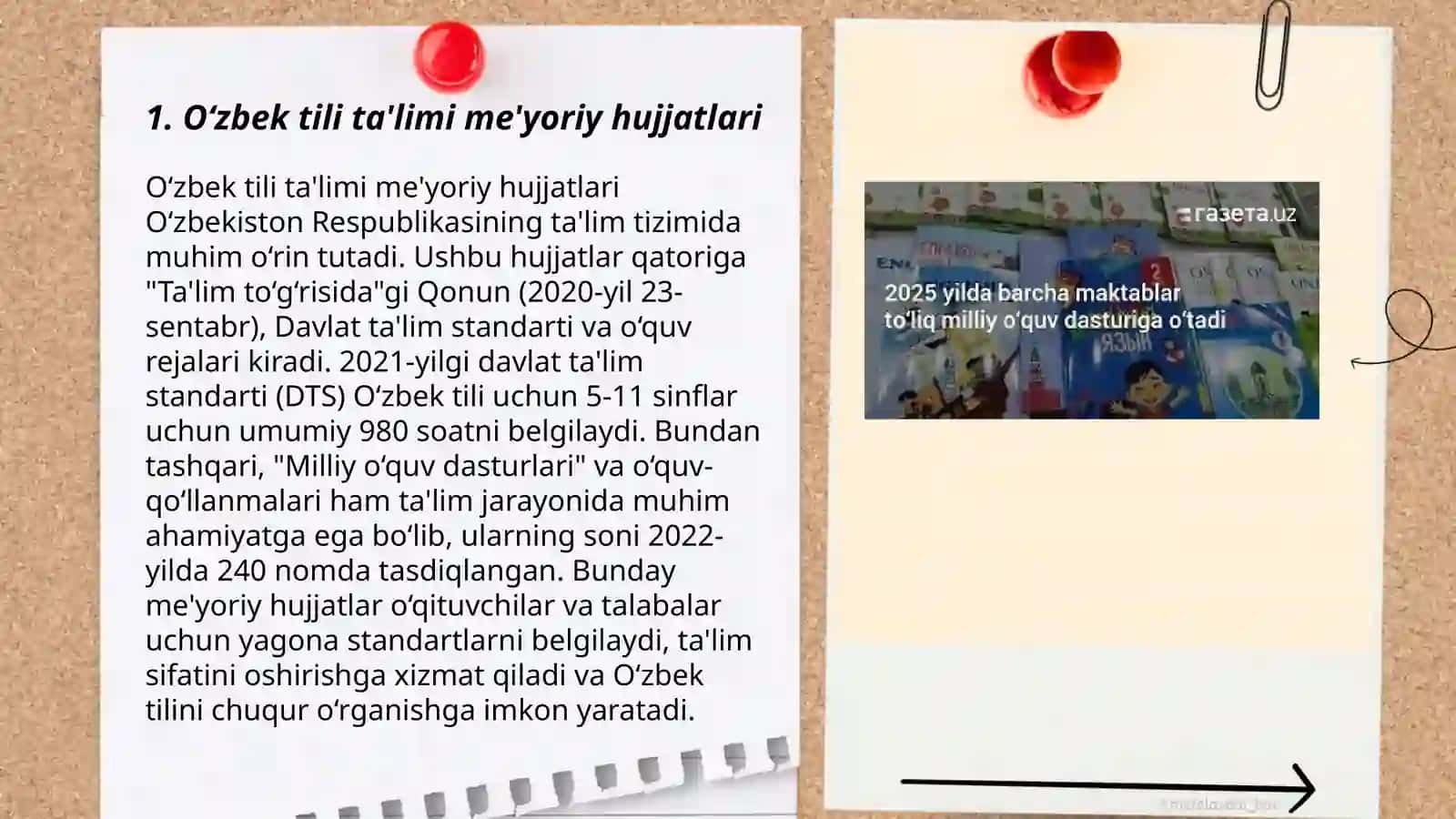 O‘zbek tiliga oid umumiy o‘rta ta’lim maktablari dastur, darslik, o‘quv-metodik qo‘llanmalarning tuzilishi va mazmuni 3