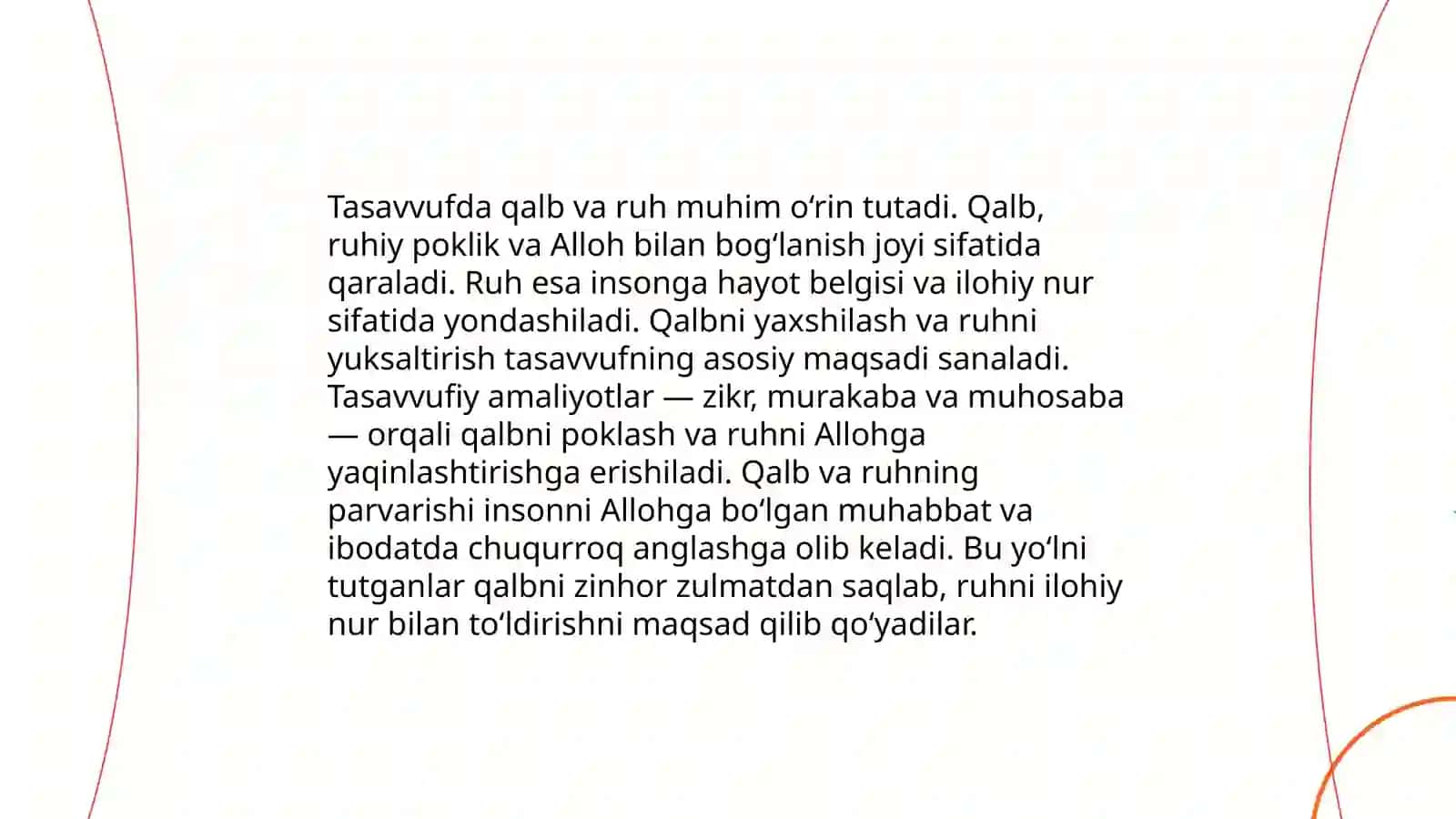 Tasavvufda qalb va ruh tushunchasiga ta'rif 3