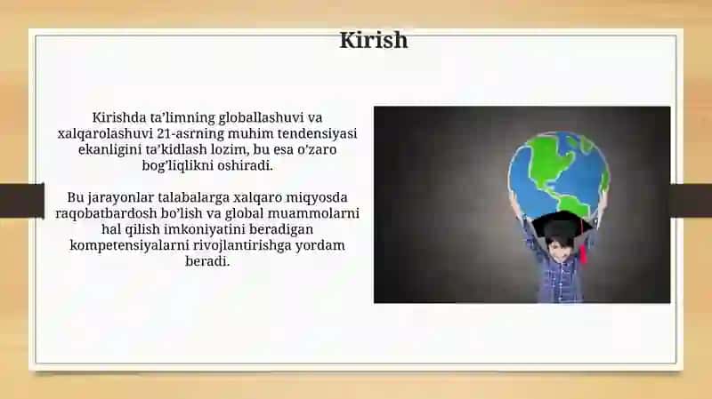 Ta'limning xalqarolashuvi va globallashuvi 3