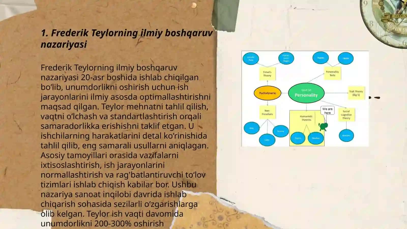 Frederik Teylorning ilmiy boshqaruv nazariyasi 3