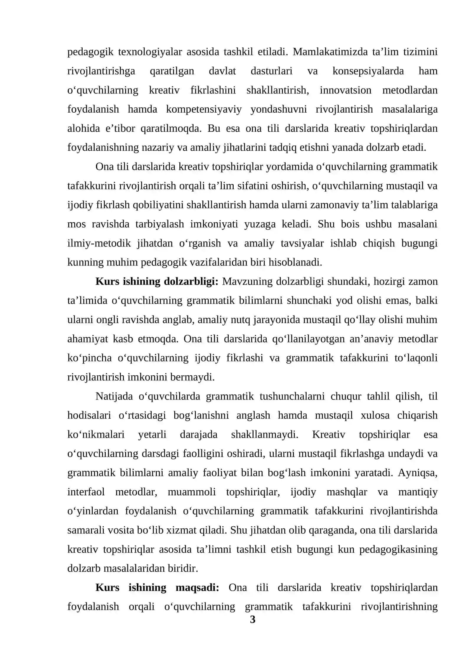 ONA TILI DARSLARIDA GRAMMATIK TAFAKKURNI RIVOJLANTIRISHNING  ILMIY-NAZARIY ASOSLARI 3