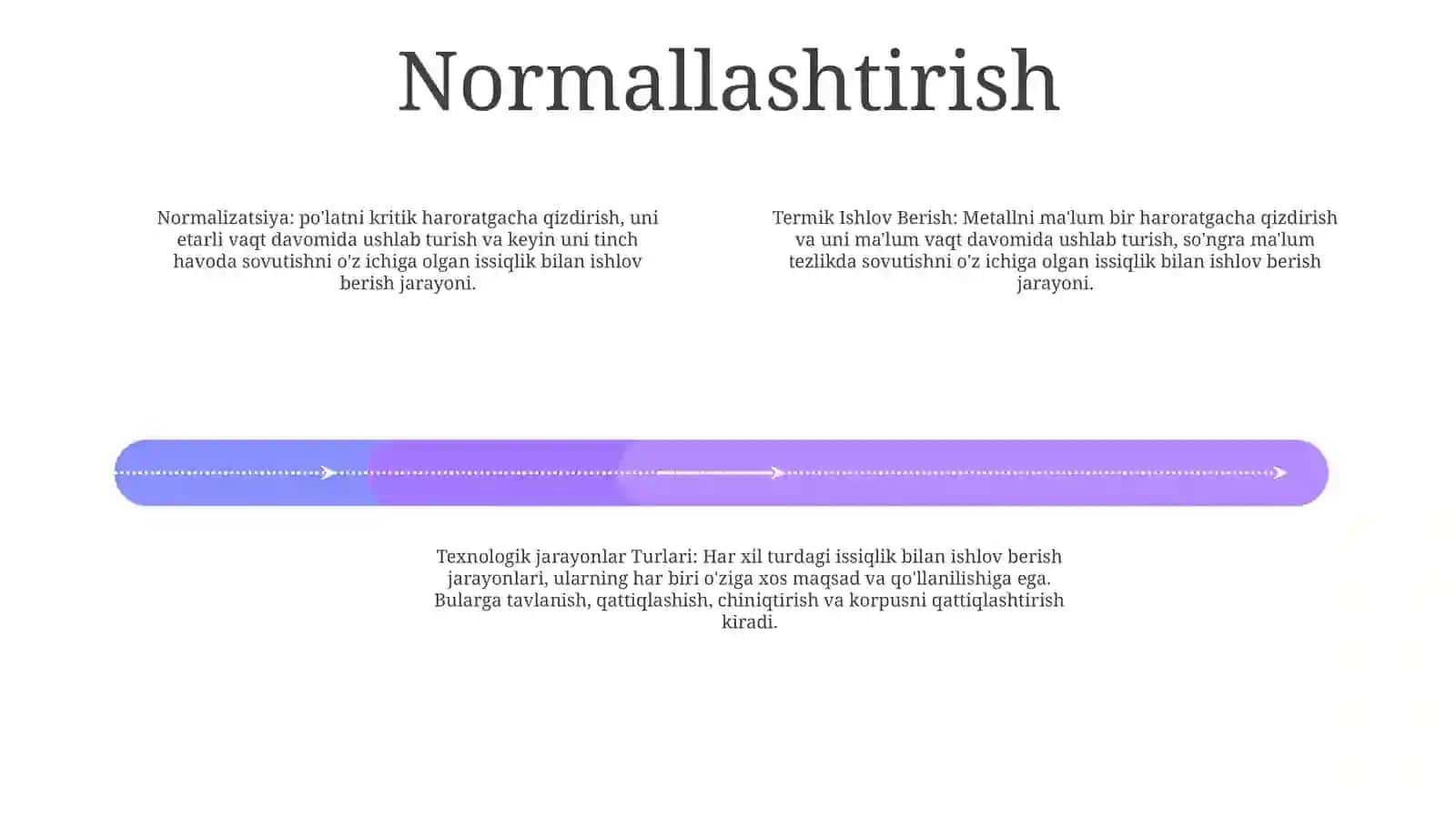 Termik Ishlov Berish Texnologik Jarayon Turlari 3