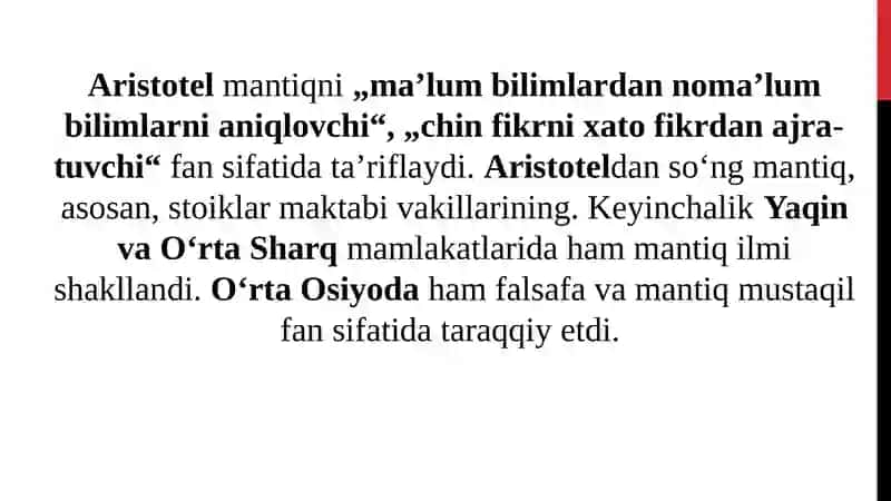 Tafakkuroperatsiyalari 3