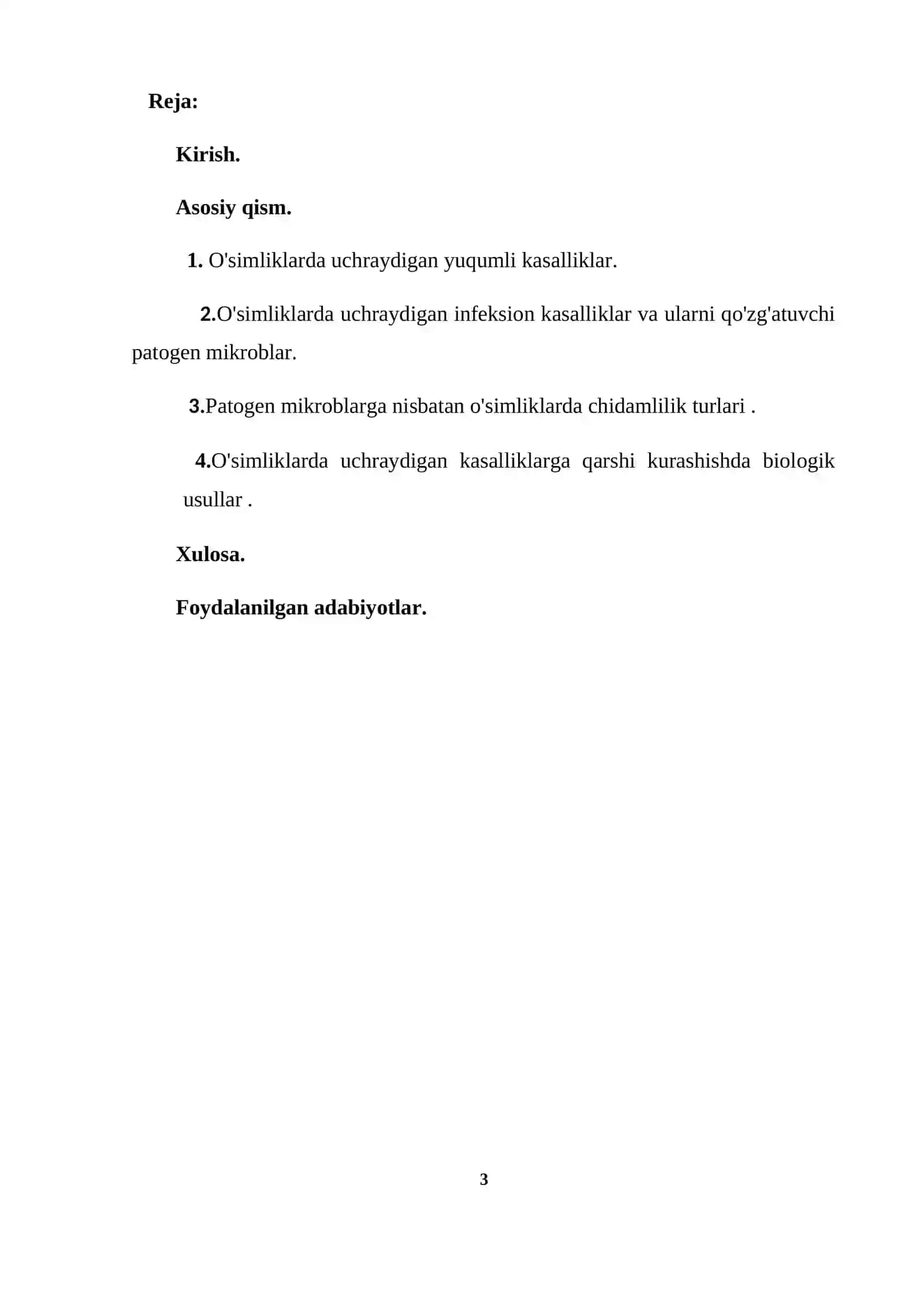 O'simliklarning patogen organizmlarga chidamliligi fiziologik xossalari 3