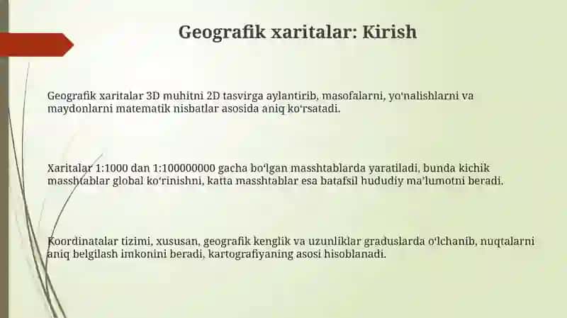 Geografik xaritalar 3