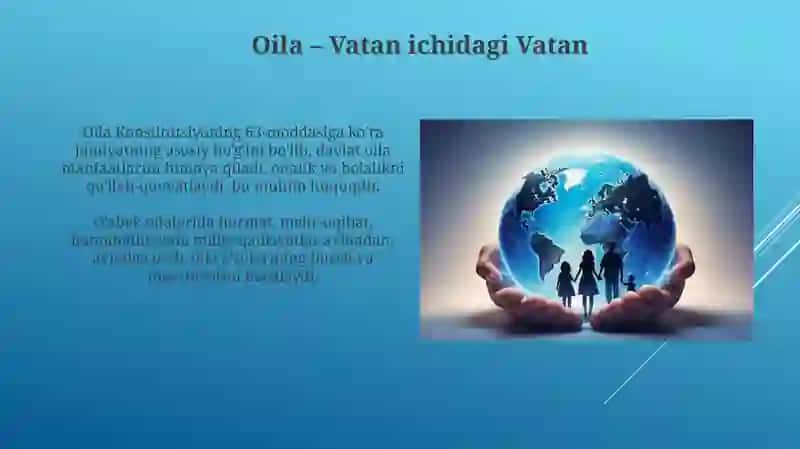 Oila vatan ichra vatan va mening huquqlarim va majburiyatlarim 3