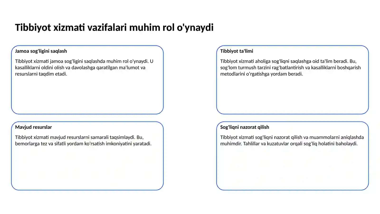 Fuqaro muhofazasi tibbiyot xizmati, vazifasi, tashkiliy tamoyillari 3