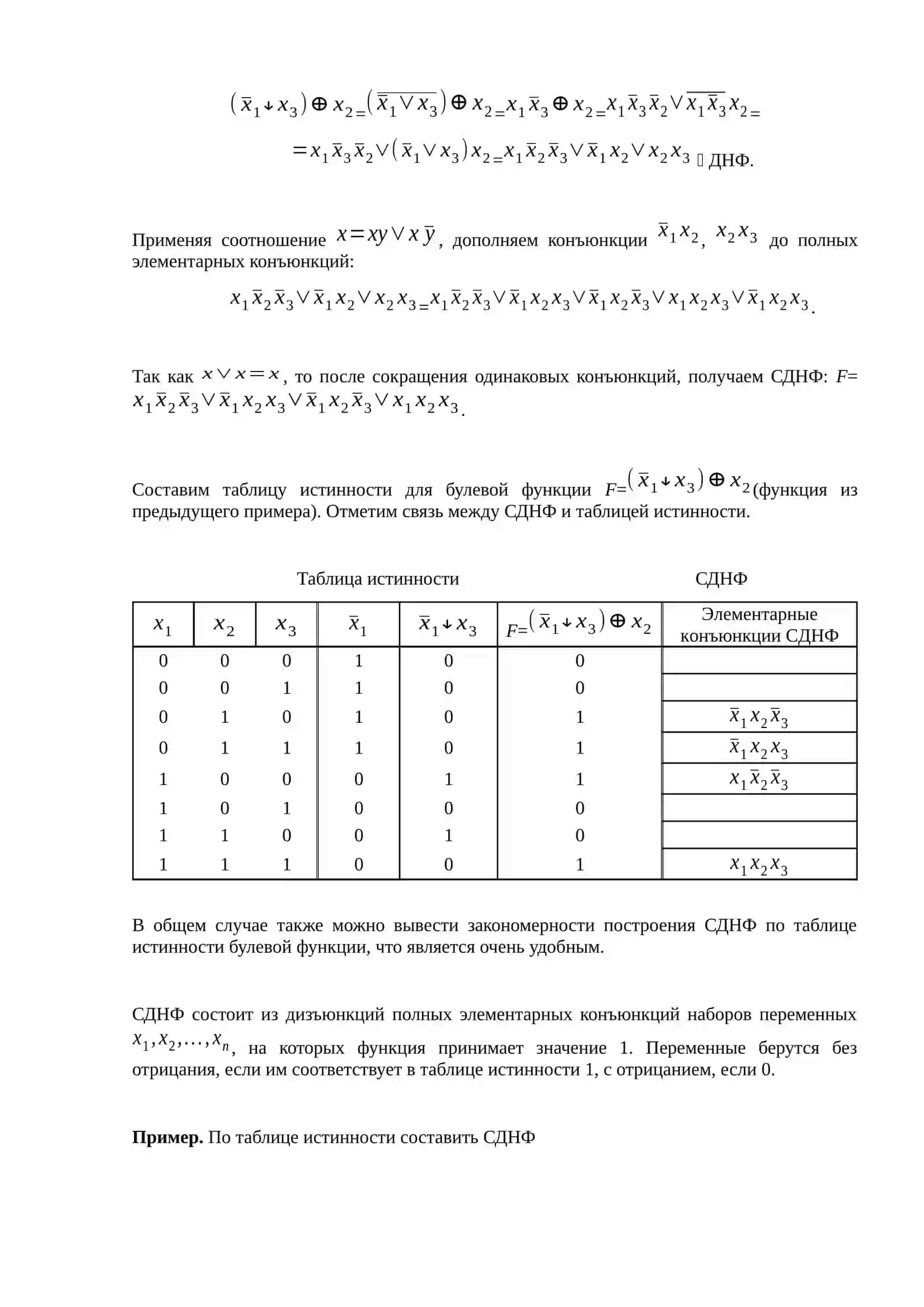 6-ЛЕКЦИЯ. НОРМАЛЬНЫЕ ФОРМЫ. СДНФ И СКНФ 3