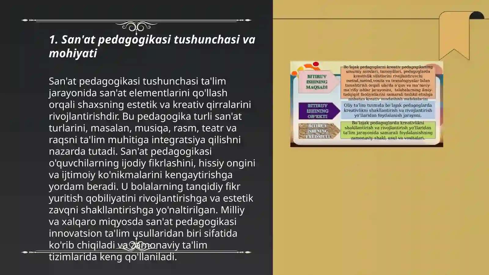 San’at pedagogikasi sohasida bòlajak mutaxasislarni badiiy tayyorlashning nazariy asoslari 3