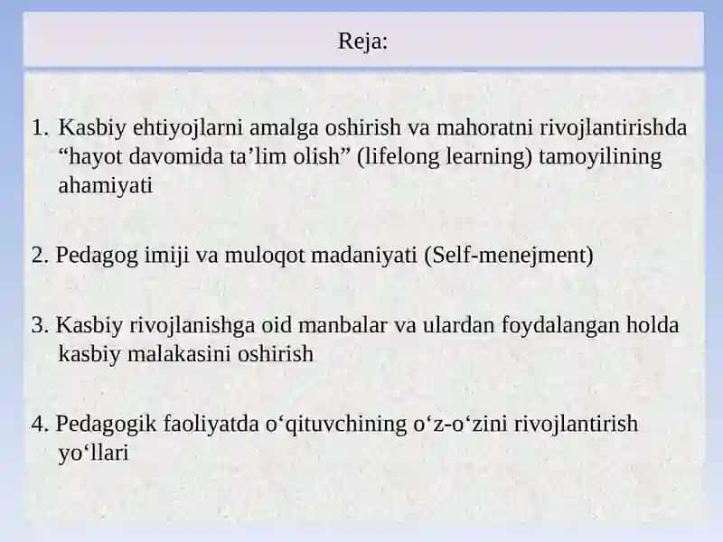 XALQTA’LIMI XODIMLARINI QAYTA TAYYORLASH VA ULARNING MALAKASINI OSHIRISH 3