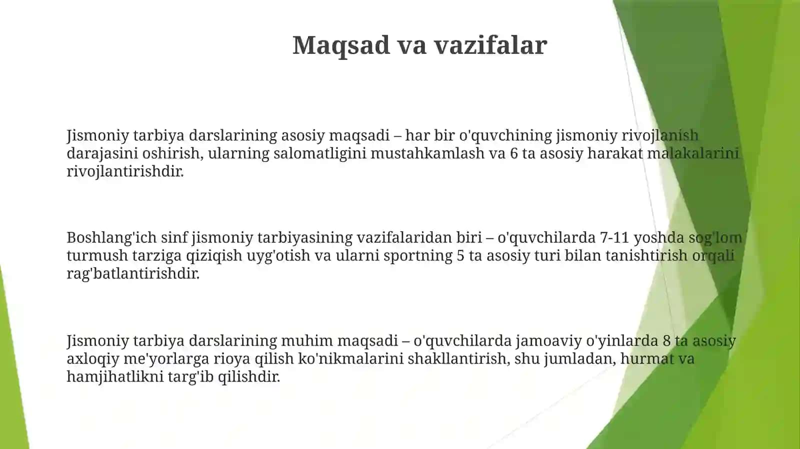 Boshlang'ich sinf jismoniy tarbiya dasturi 3