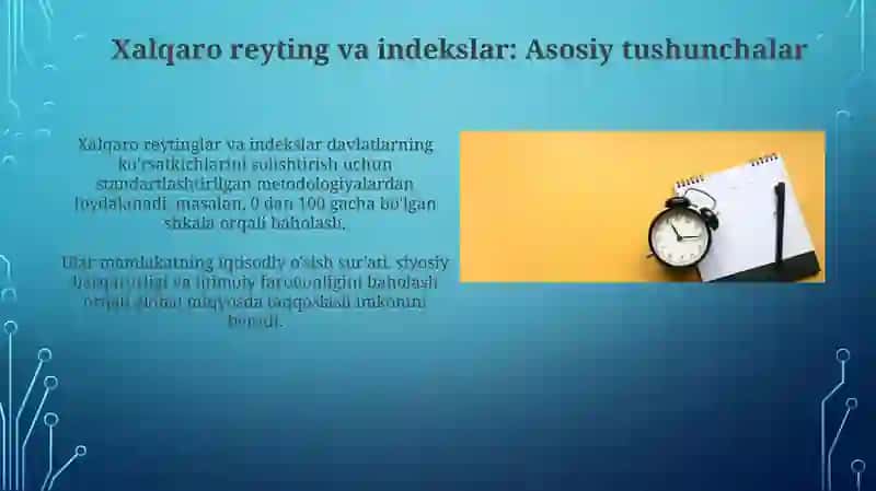 Xalqaro reyting va indekslar: Asosiy tushunchalar 3