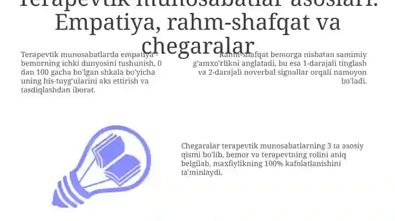 Terapevtik Munosabatlar Psixologiyasi 3