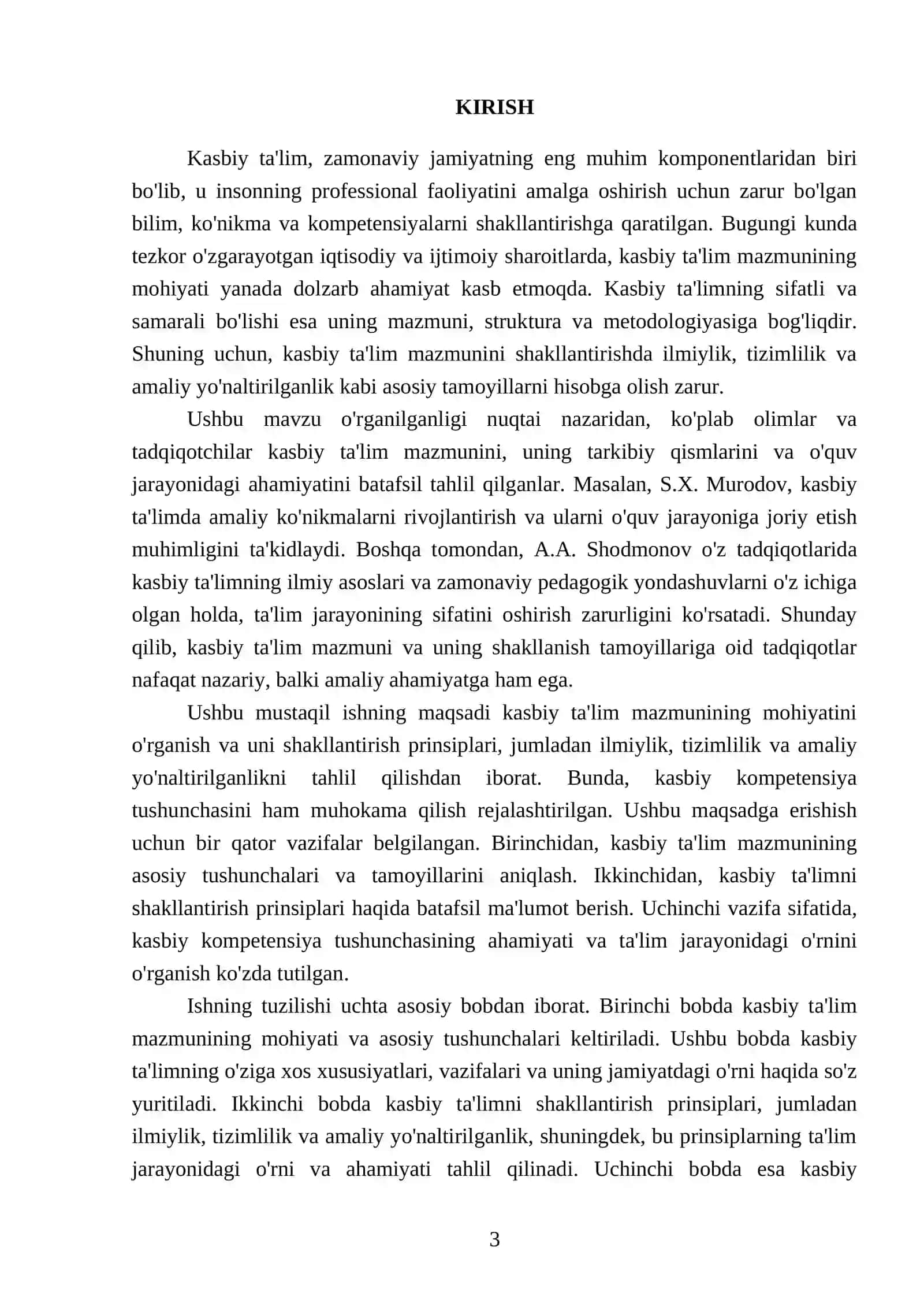 Kasbiy talim mazmunining mohiyati 3