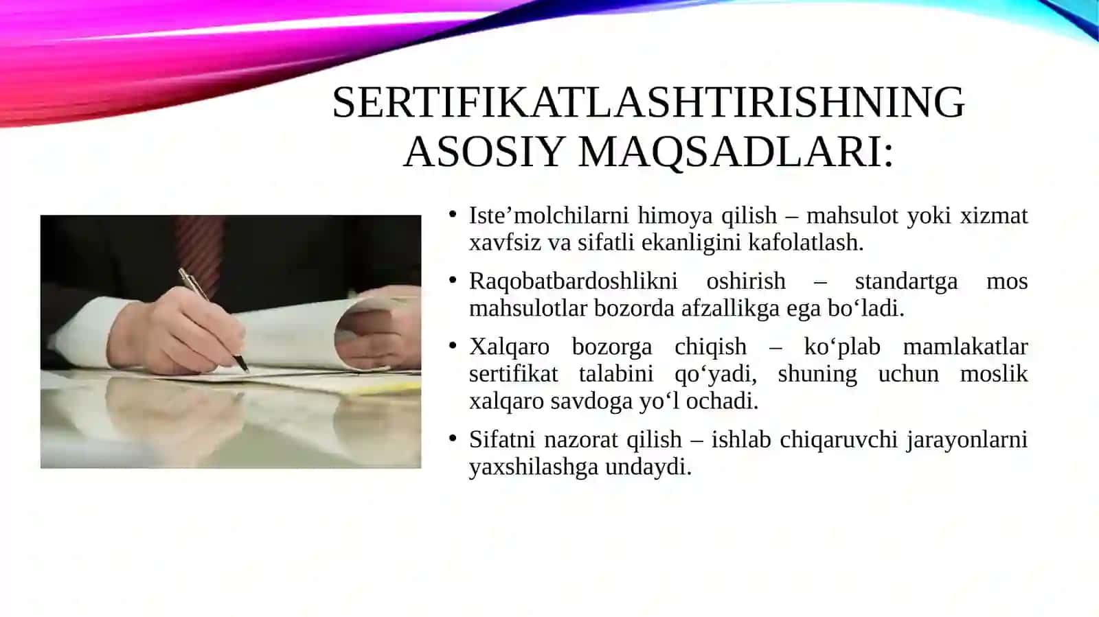 Sertifikatlashtirish. Sertifikatlashtirish bo'yicha asosiy tushunchalar va atamalar 3
