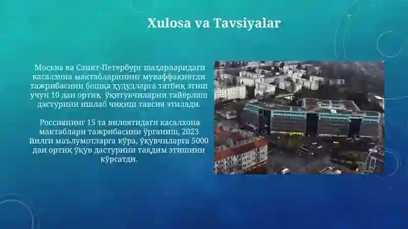 Rossiyadagi shifoxona maktablarining loyihasi 3