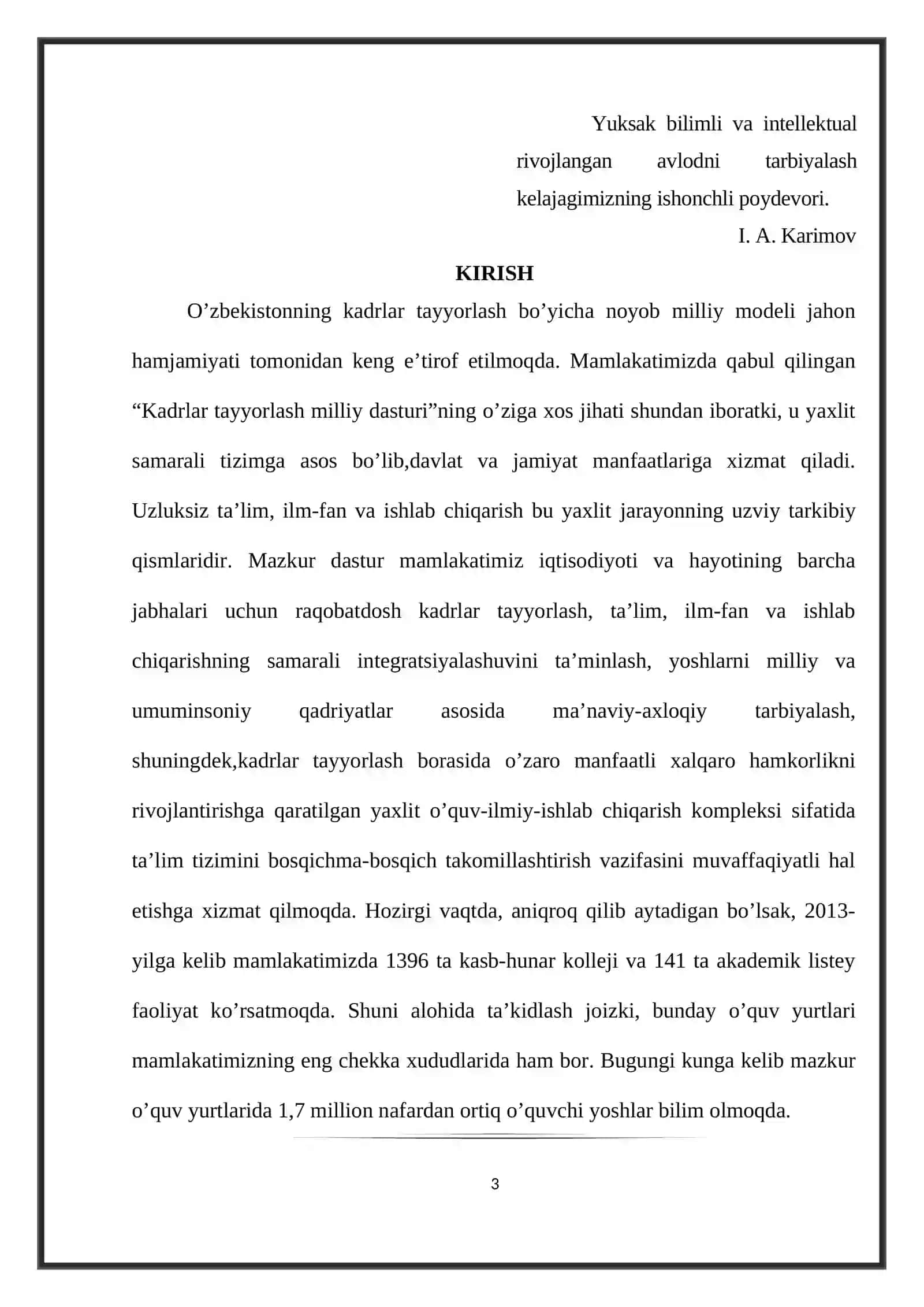 Chiziqli bir jinsli bo`lmagan oddiy differensial tenglamalarning normal sistemasi 3