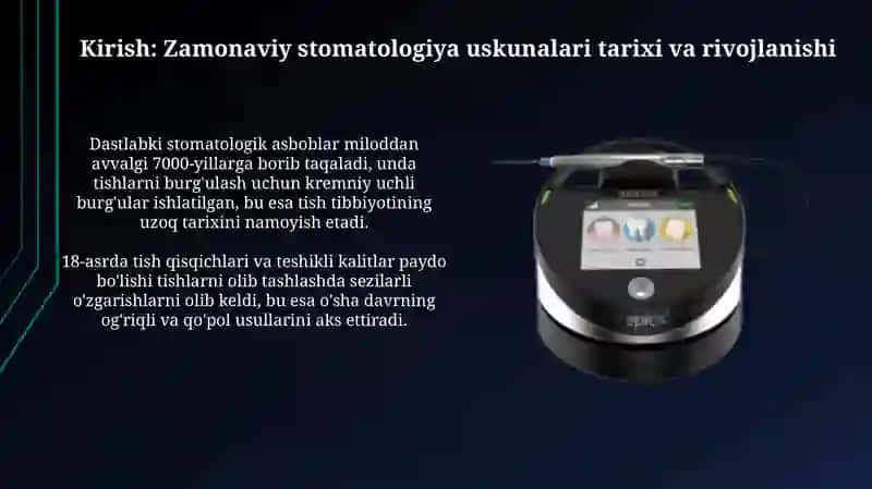 Zamonaviy stomatologik asbob uskunalar 3