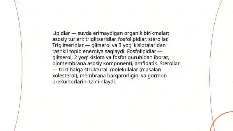 Lipidlar. Lipidlarni asos kislota sonini aniqlash 3
