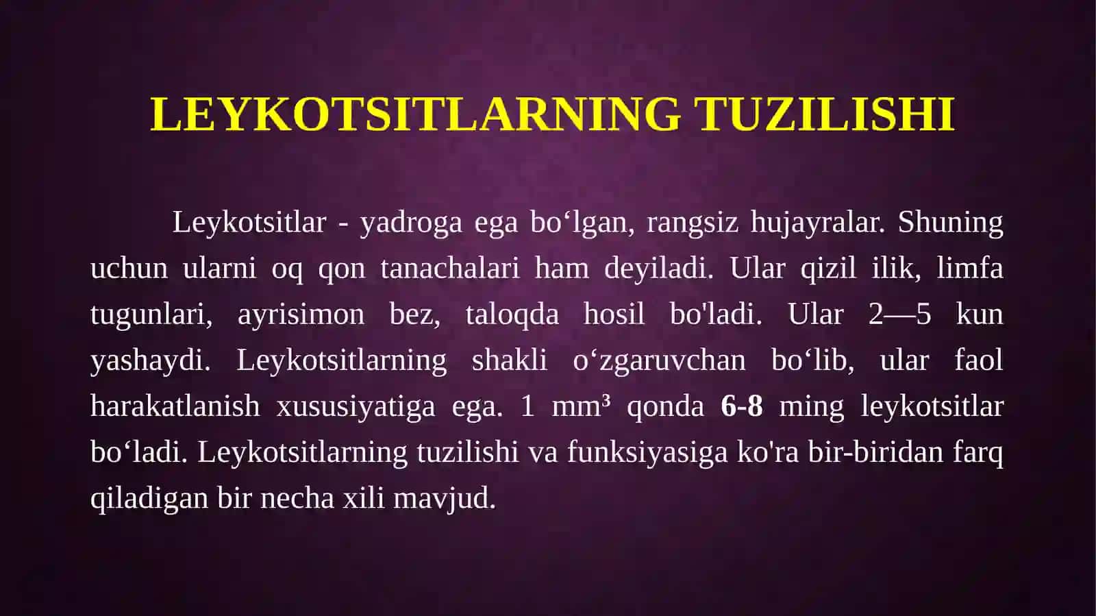 Leykotsitlar 3