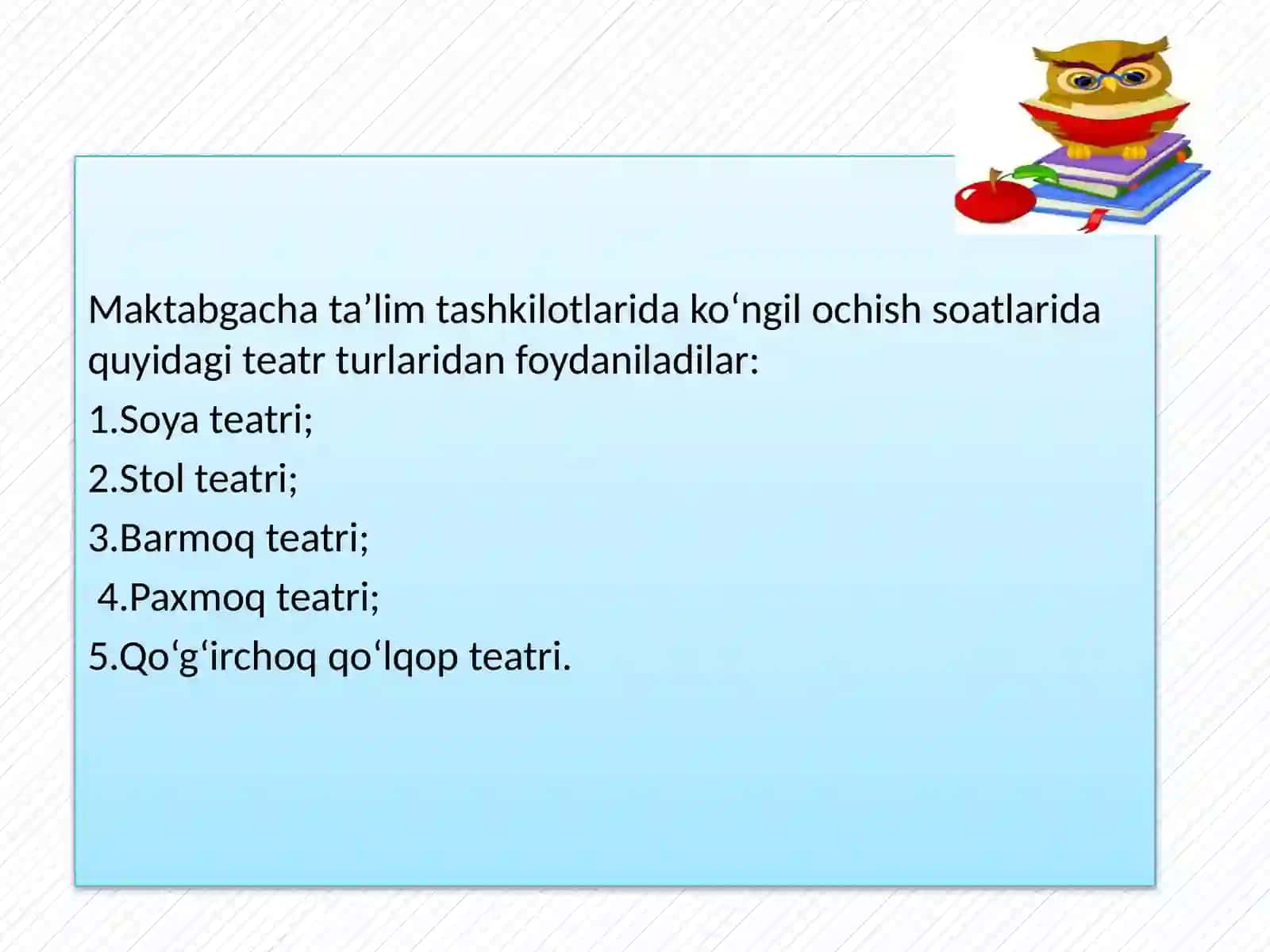 Maktabgacha ta’lim tashkilotida sahnalashtirish faoliyatini tashkil qilish 3