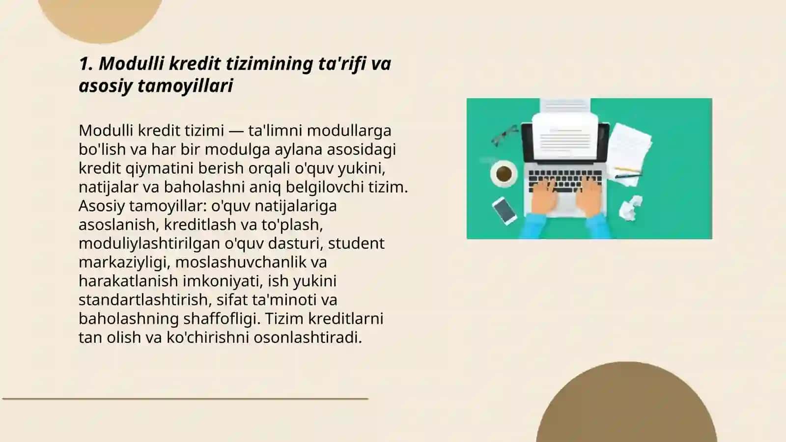 Modulli kredit tizimi 3