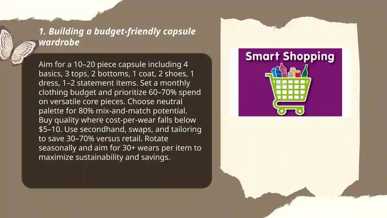 Building a budget-friendly capsule wardrobe 3