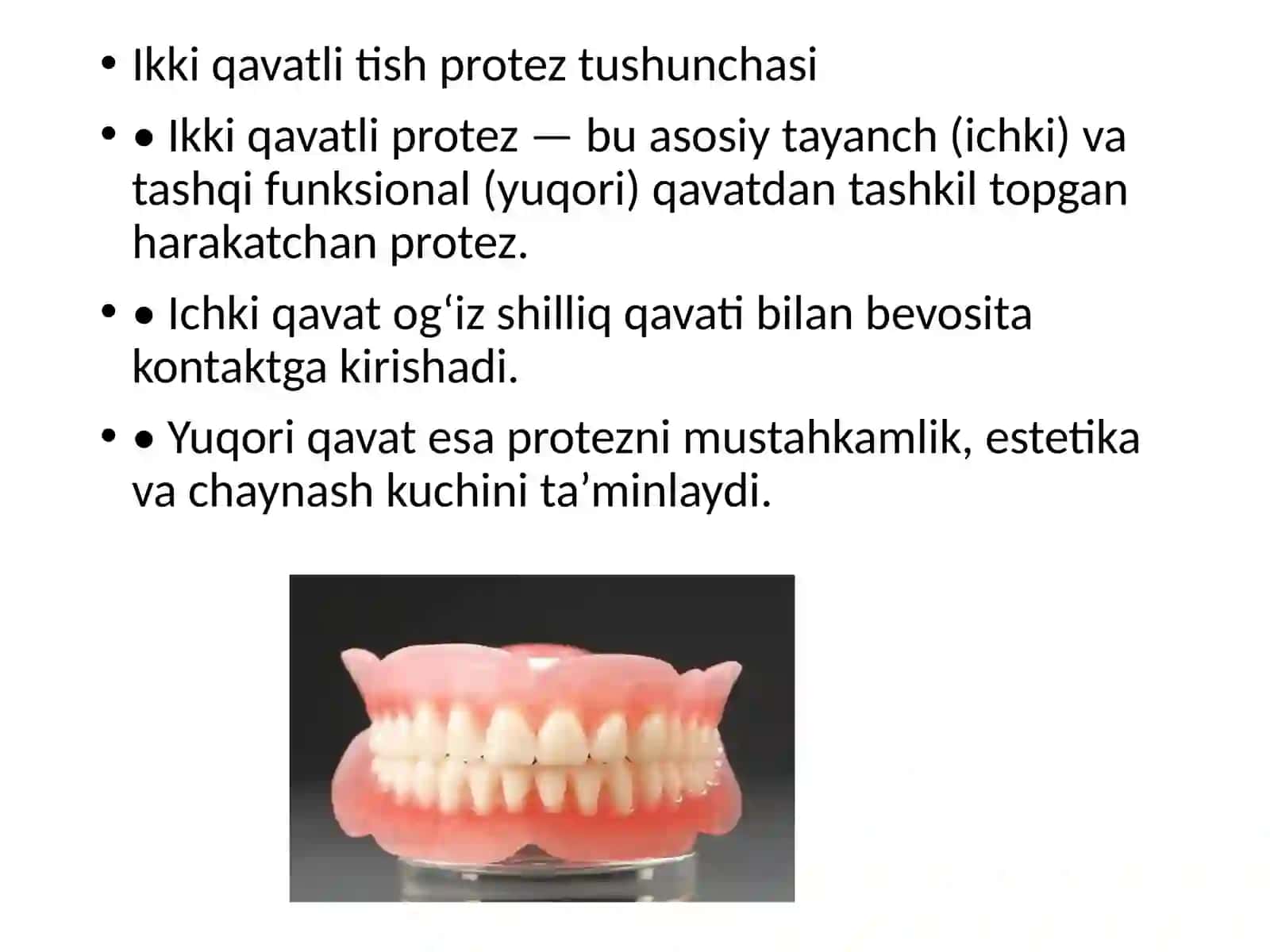 Ikki qavatli tish protezlarni qo‘llash 3