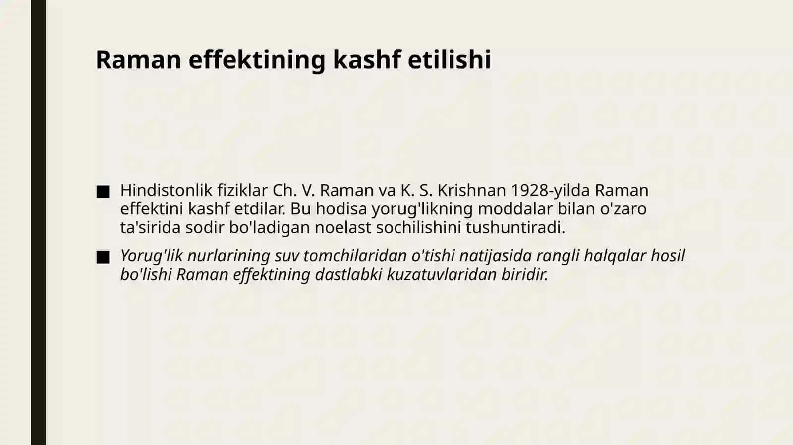 Raman spektroskopiya 3